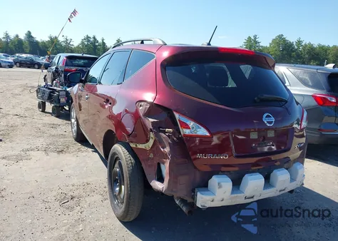 2011 Nissan Murano Sv из США, поврежденный, VIN JN8AZ1MW9BW150742